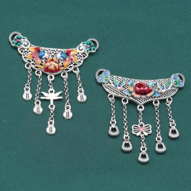 925 Sterling Silver Enamel Bird Flower Tassel Pendant For Women Girls Retro Ethnic Colorful Choker Pendants Jewelry DZ053
925 Sterling Silver Enamel Bird Flower Tassel Pendant For Women Girls Retro Ethnic Colorful Choker Pendants Jewelry DZ053