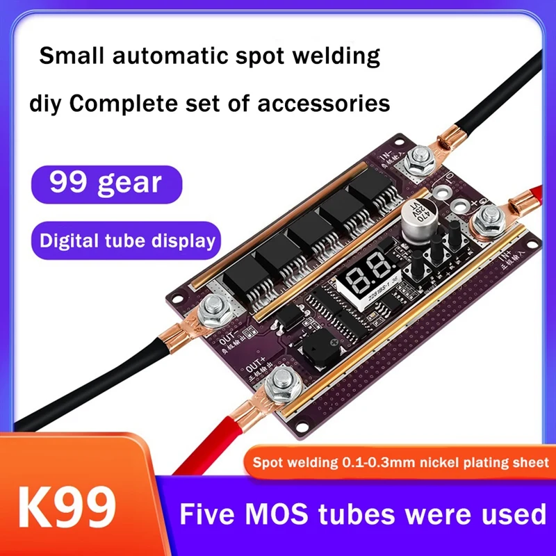 K99 18650 Lithium Battery Spot Welding Machine Portable Spot Welding Machine Control Motherboard DIY Accessories
K99 18650 Lithium Battery Spot Welding Machine Portable Spot Welding Machine Control Motherboard DIY Accessories