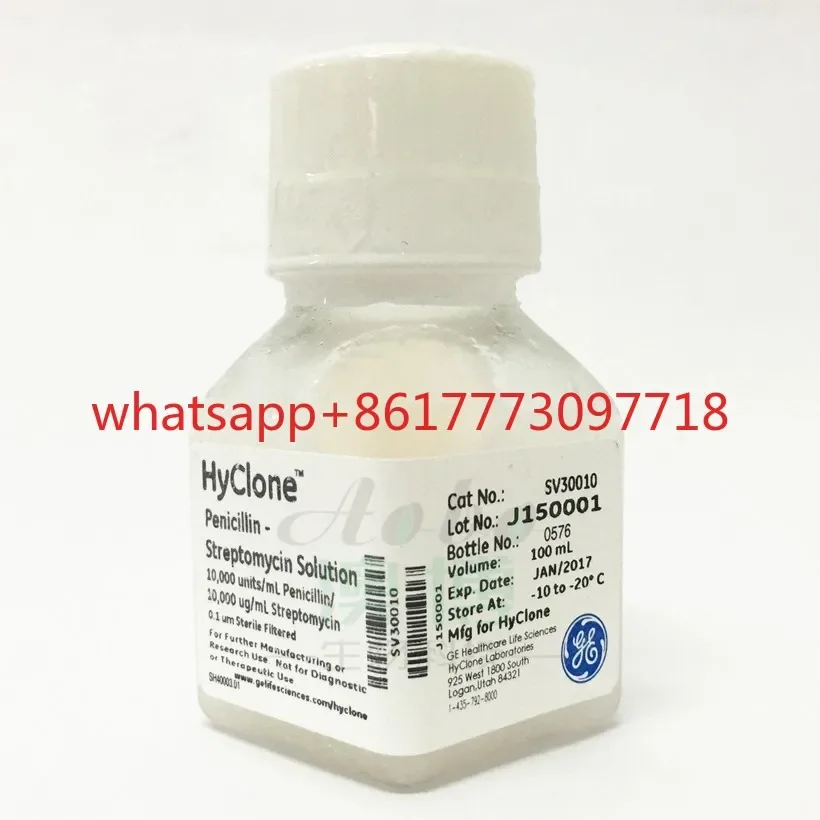 Scientific research reagent, penicillin double antibody SV30010 100ml
Scientific research reagent, penicillin double antibody SV30010 100ml