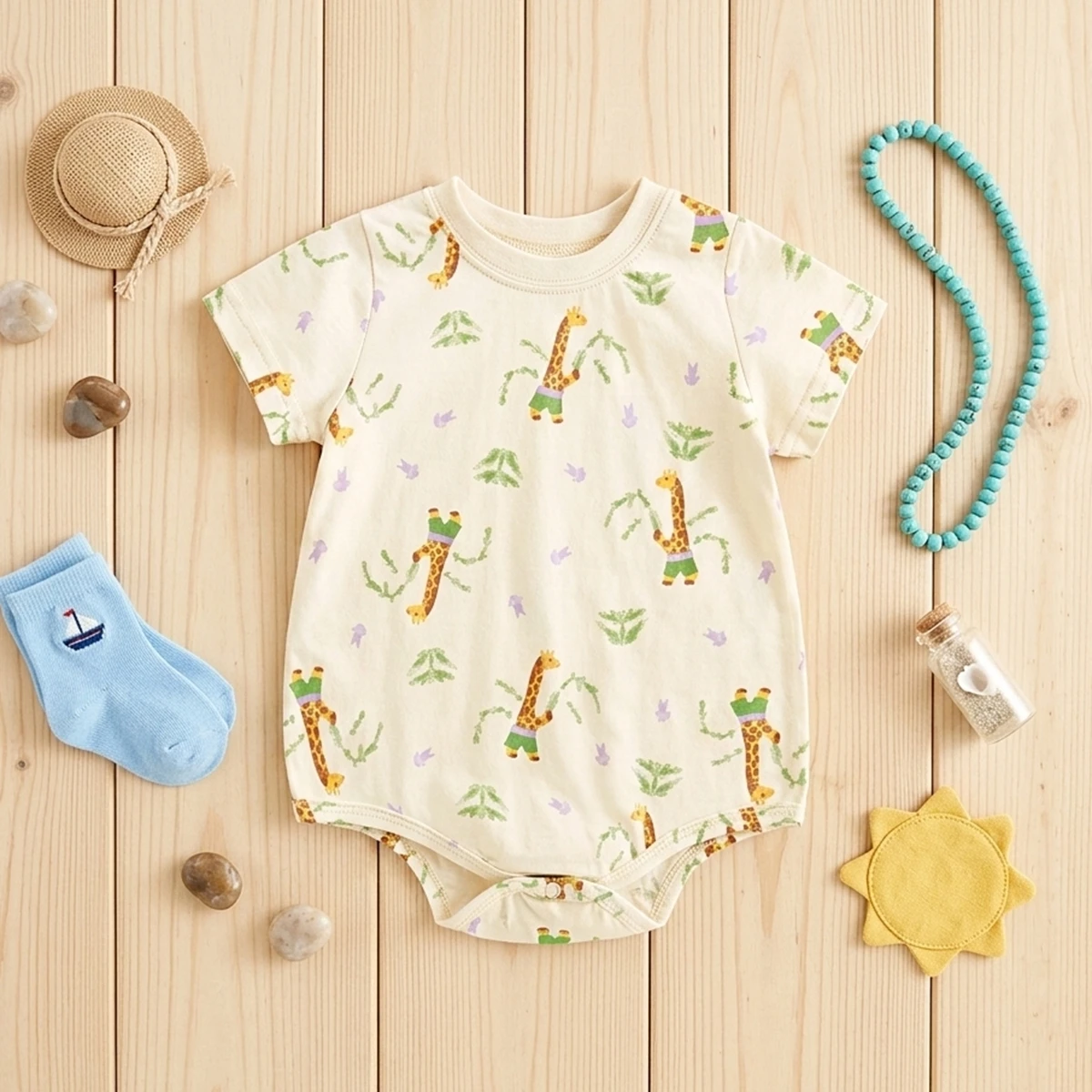 Cute Giraffe Baby Boys Girls Bodysuits Summer Infants Animals Print Onesies Casual
Cute Giraffe Baby Boys Girls Bodysuits Summer Infants Animals Print Onesies Casual