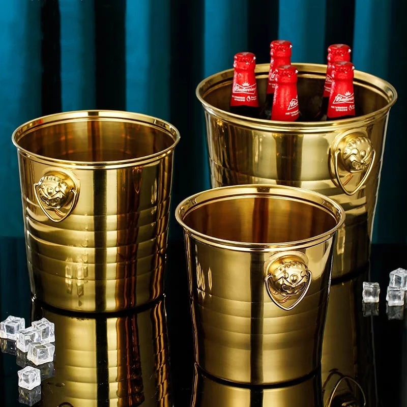 3L/5L/7L Tiger Head Stainless Steel Ice Bucket Wine Champagne Wine Chiller Wine Bottle Cooler Champagne Beer Ice Barrel Barware
3L/5L/7L Tiger Head Stainless Steel Ice Bucket Wine Champagne Wine Chiller Wine Bottle Cooler Champagne Beer Ice Barrel Barware