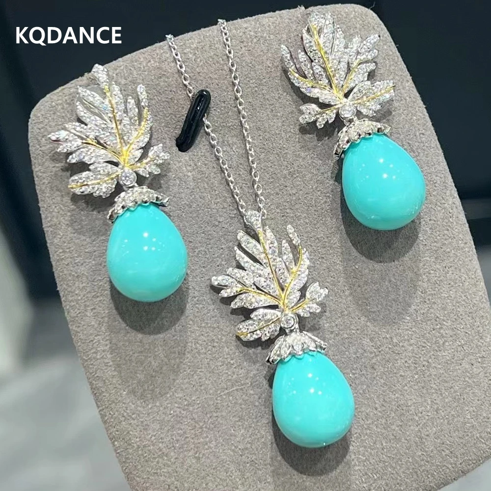 KQDANCE, серебро 925, синтетические капли воды, синий, бирюзовый драгоценный камень, подвески, ожерелья и серьги, стиль листьев, наборы ювелирных украшений
KQDANCE, серебро 925, синтетические капли воды, синий, бирюзовый драгоценный камень, подвески, ожерелья и серьги, стиль листьев, наборы ювелирных украшений