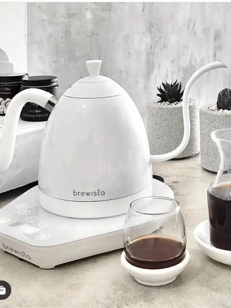 Brewista electric gooseneck kettle, Smart Temperature Control, long spout, hand drip coffee pot, 220V, 600ml
Brewista electric gooseneck kettle, Smart Temperature Control, long spout, hand drip coffee pot, 220V, 600ml