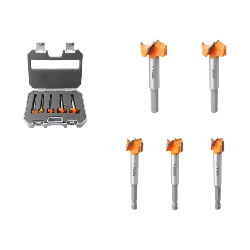 Premium Drill Bit Set 15mm To 35mm Sharpness Tip For Hardwood Plastic
Premium Drill Bit Set 15mm To 35mm Sharpness Tip For Hardwood Plastic