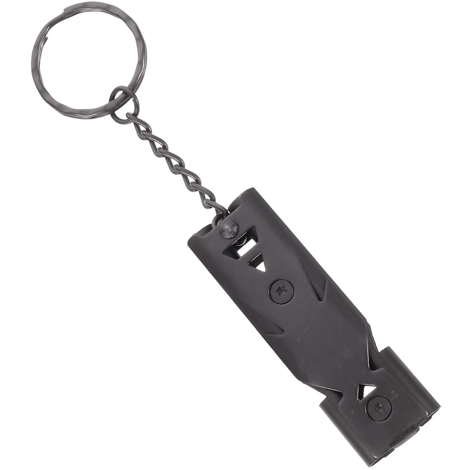 High Frequency Dual Tube Stainless Steel Whistle Loud Emergency Survival Whistle Waterproof Underwater Use Keychain Outdoor
High Frequency Dual Tube Stainless Steel Whistle Loud Emergency Survival Whistle Waterproof Underwater Use Keychain Outdoor