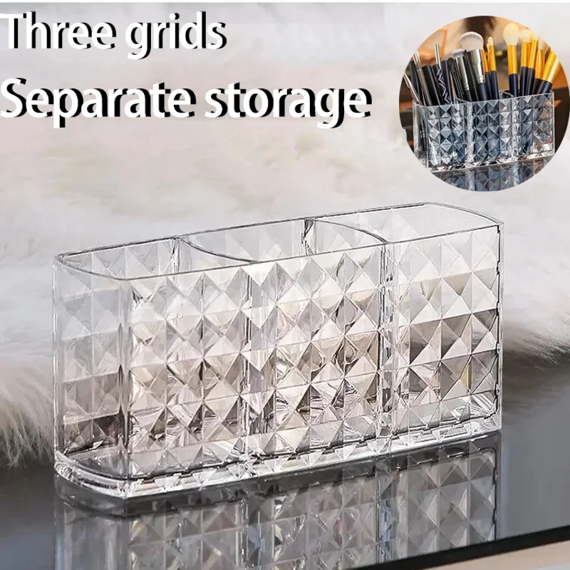 1-6PCS Desktop Makeup Storage Tube Home Desktop Brush Transparent Grid Acrylic High-Value Storage Large Capacity Storage Box
1-6PCS Desktop Makeup Storage Tube Home Desktop Brush Transparent Grid Acrylic High-Value Storage Large Capacity Storage Box
