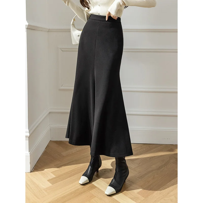 Fishtail Skirt2024New Winter Clothes Irregularly Slimming Woolen Mid-Length Hip Skirt for Women Woolen Thick Skirt
Fishtail Skirt2024New Winter Clothes Irregularly Slimming Woolen Mid-Length Hip Skirt for Women Woolen Thick Skirt