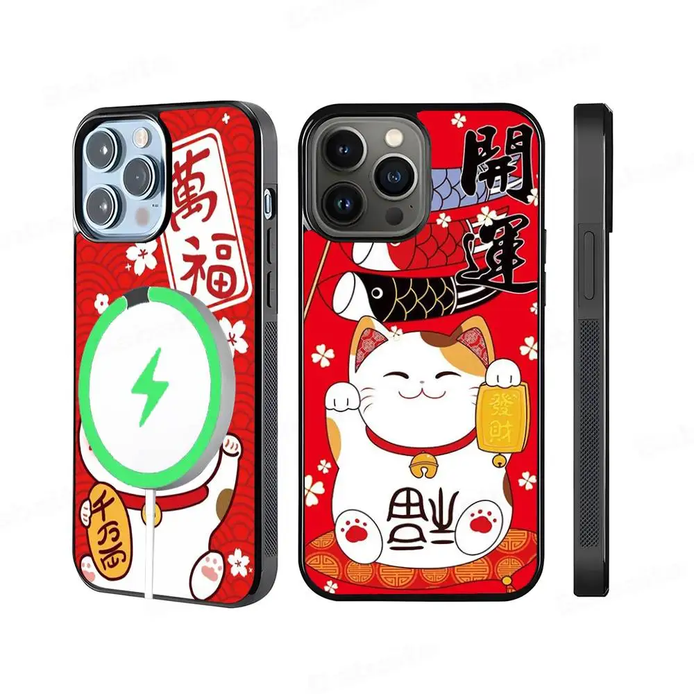 Maneki Neko Lucky Money Cat For Magnetic Case For IPhone 17 16 14 13 12 11 15 Pro Max Plus Wireless Charge Phone Cover
Maneki Neko Lucky Money Cat For Magnetic Case For IPhone 17 16 14 13 12 11 15 Pro Max Plus Wireless Charge Phone Cover