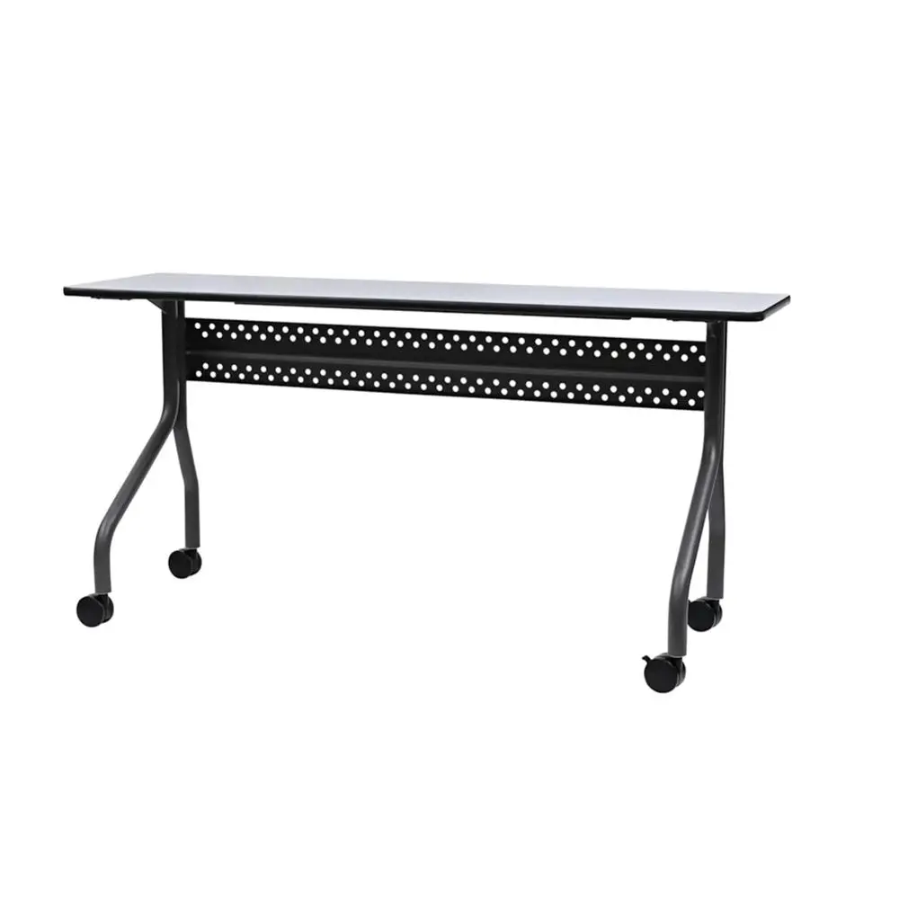 Mobile Training Table with Wheels, Gray and Charcoal, Lockable, 18 Diameter x 60 Length x 29 Height
Mobile Training Table with Wheels, Gray and Charcoal, Lockable, 18 Diameter x 60 Length x 29 Height