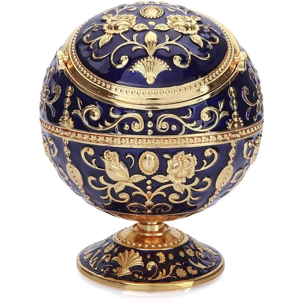 Portable Metal Ashtray with Lid for Outdoor and Indoor Use - Navy Blue
Portable Metal Ashtray with Lid for Outdoor and Indoor Use - Navy Blue