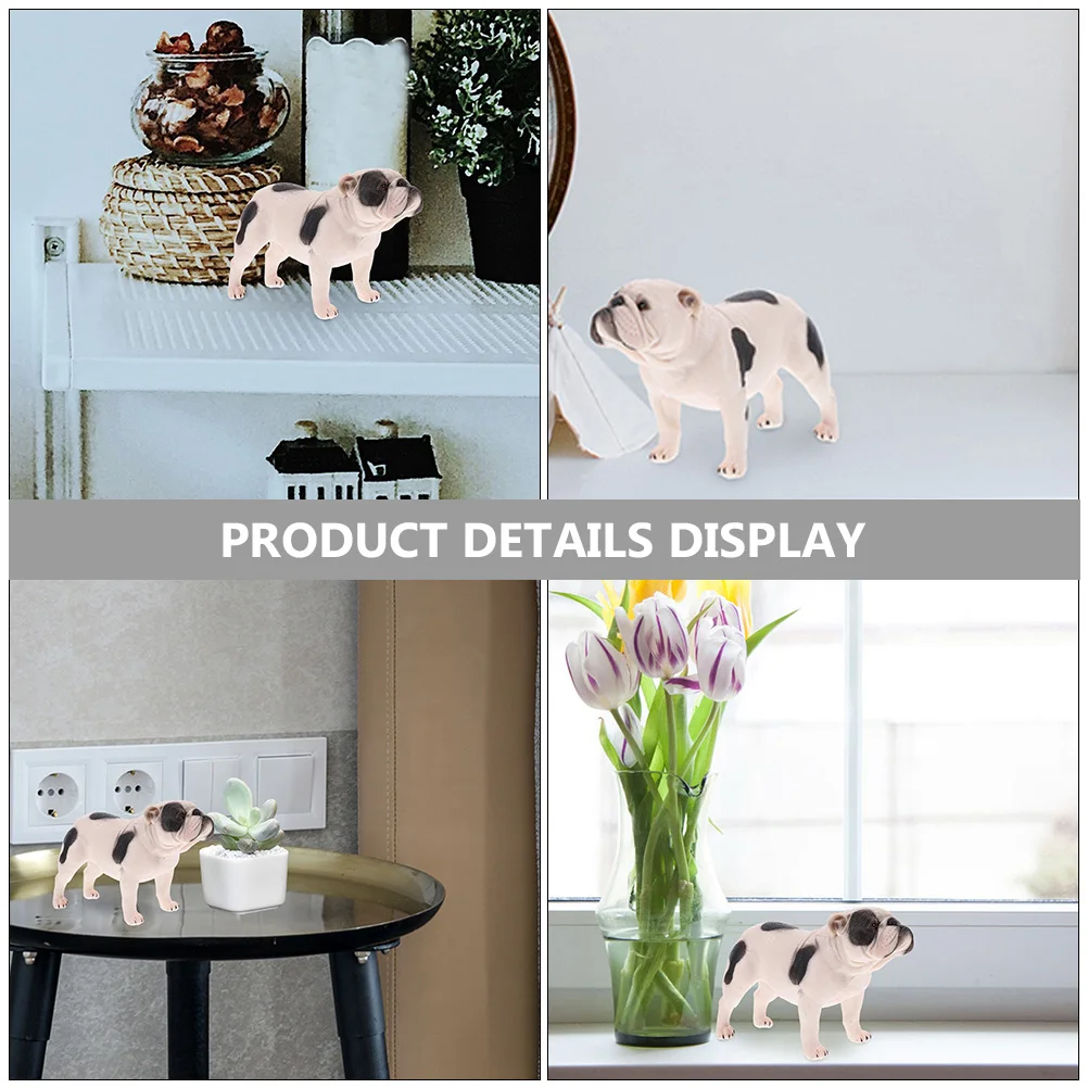 2pcs Bulldog Ornament Decorations Realistic Dog Statue Puppy Model Home Office Decor Simulated Animal Figure Gift Idea
2pcs Bulldog Ornament Decorations Realistic Dog Statue Puppy Model Home Office Decor Simulated Animal Figure Gift Idea