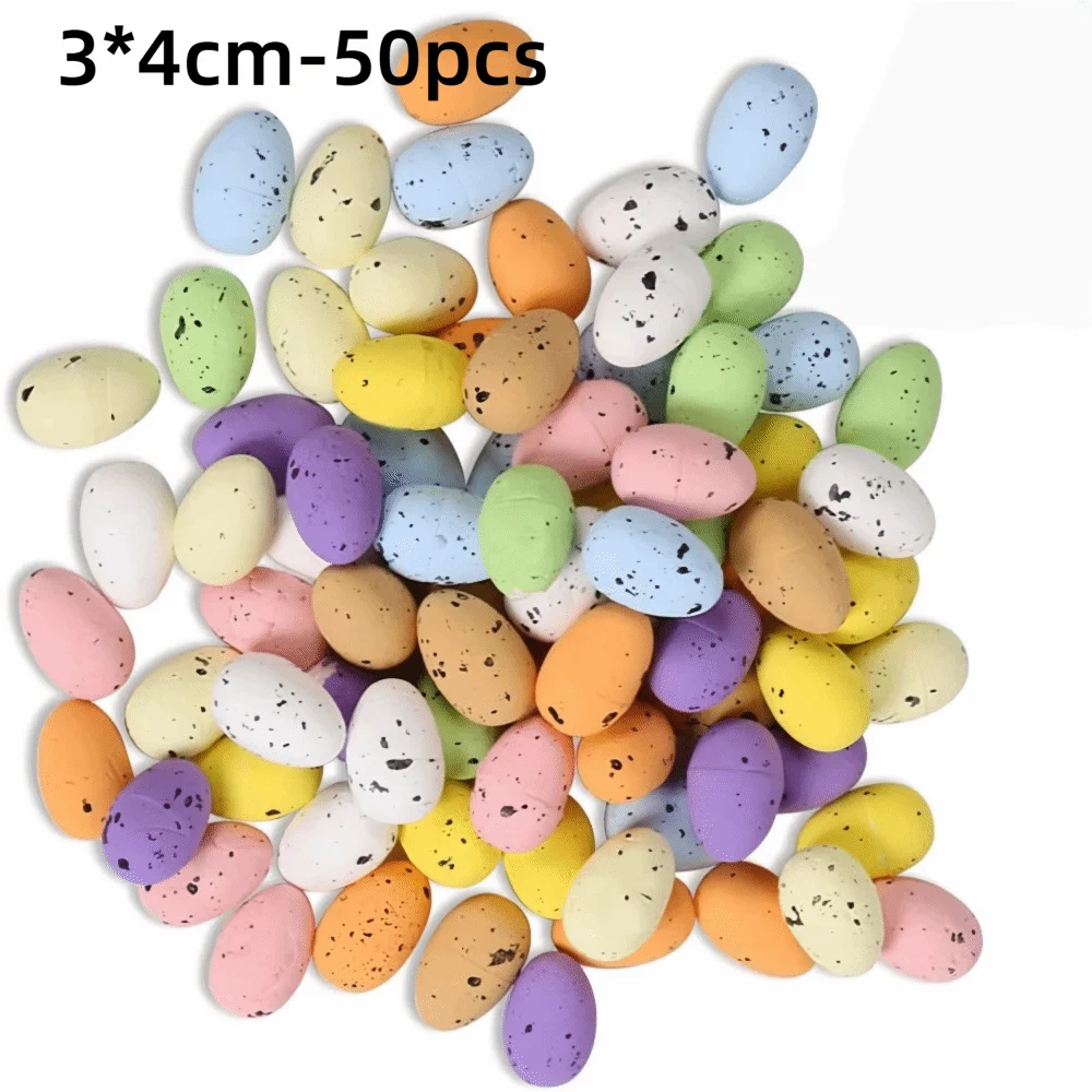 50/100Pcs New Speckled Foam Easter Eggs Colorful Painted Fake Foam Eggs Hanging Egg Ornaments Painted Bird Eggs Party Supplies
50/100Pcs New Speckled Foam Easter Eggs Colorful Painted Fake Foam Eggs Hanging Egg Ornaments Painted Bird Eggs Party Supplies