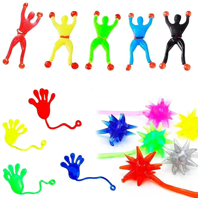 15Pcs Mini Soft Plastic Sticky Hand Meteor Hammer Wall Climber Kids Birthday Party Favors Set Toys Pinata Filler Carnival Prize
15Pcs Mini Soft Plastic Sticky Hand Meteor Hammer Wall Climber Kids Birthday Party Favors Set Toys Pinata Filler Carnival Prize