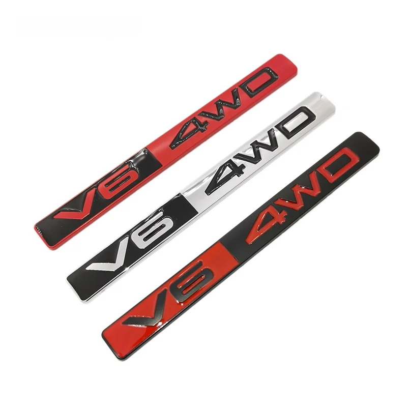 OTOKIT 1Pcs Metal V6 4WD 3D Car Sticker Decal Head Car Side Fender Rear Trunk Emblem Badge Sticker Decals for Any Vehicle
OTOKIT 1Pcs Metal V6 4WD 3D Car Sticker Decal Head Car Side Fender Rear Trunk Emblem Badge Sticker Decals for Any Vehicle