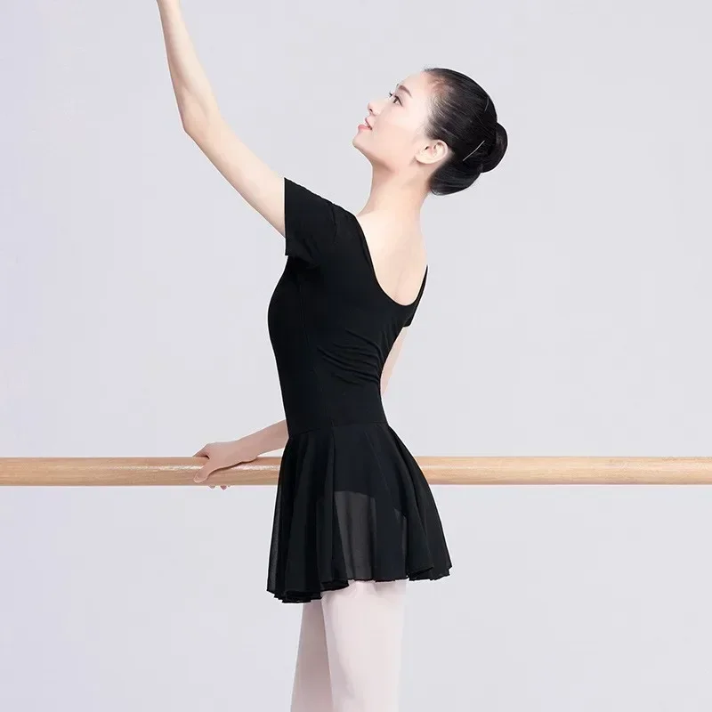 Women Chiffon Ballet Dress Balck Ballet Leotards performance clothing Adult Dance Costumes Gymnastics Leotards Ballet Bodysuit
Women Chiffon Ballet Dress Balck Ballet Leotards performance clothing Adult Dance Costumes Gymnastics Leotards Ballet Bodysuit
