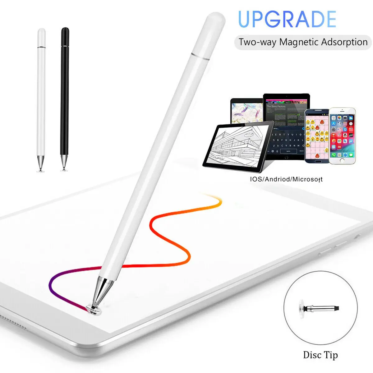 Capacitive Stylus Touch Screen Penfor IOS/Android System Apple iPad Phone Smart Pen Universal Stylus Pencil For Xiaomi Samsung
Capacitive Stylus Touch Screen Penfor IOS/Android System Apple iPad Phone Smart Pen Universal Stylus Pencil For Xiaomi Samsung