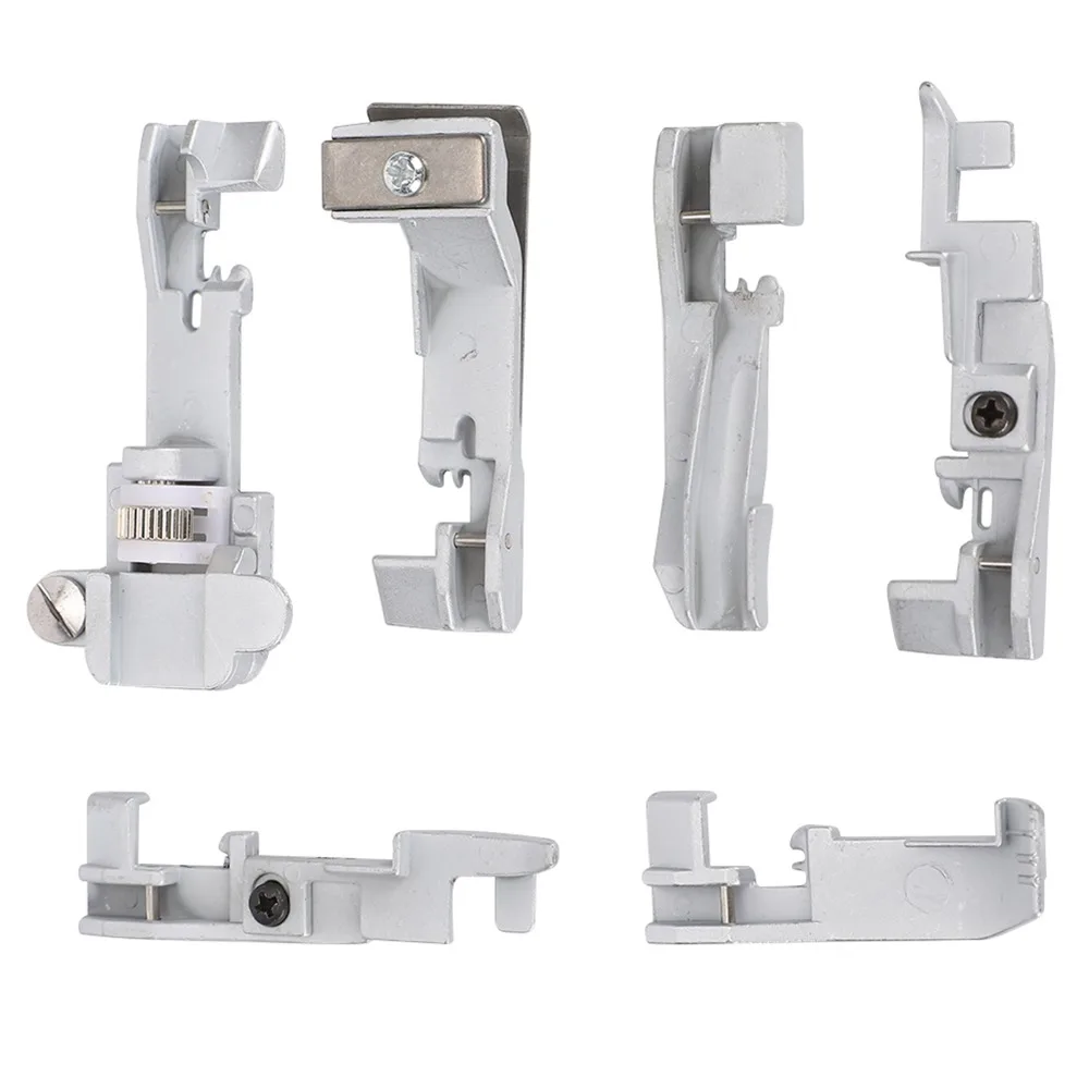6 шт., набор прижимных лапок из цинкового сплава, многофункциональная совместимая прижимная лапка для оверлока, прочная для SINGER 14U 14CG754 14SH654
6 шт., набор прижимных лапок из цинкового сплава, многофункциональная совместимая прижимная лапка для оверлока, прочная для SINGER 14U 14CG754 14SH654