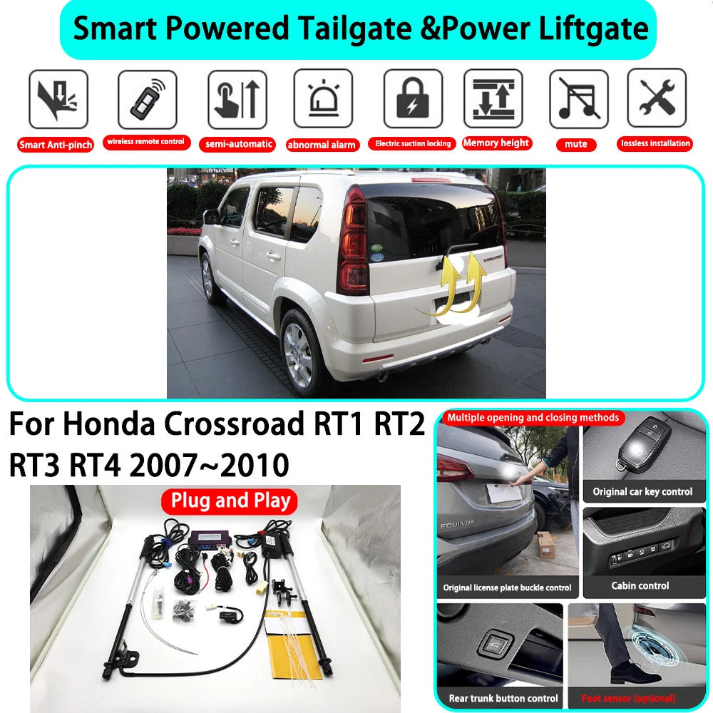 for Honda Crossroad RT1 RT2 RT3 RT4 2007~2010 OEM Smart Automatic Powered Tailgate Electric Power Tailgate Lift Kit Key Close
for Honda Crossroad RT1 RT2 RT3 RT4 2007~2010 OEM Smart Automatic Powered Tailgate Electric Power Tailgate Lift Kit Key Close