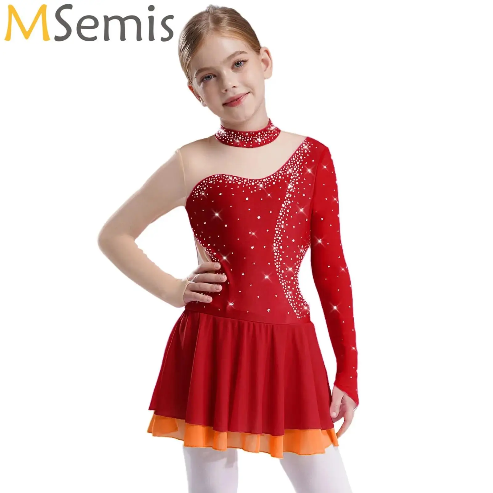 Kids Girls Lyrical Dance Dress Rhinestones Ballet Dance Figure Skating Performance Costume Rhythmic Gymnastics Leotard Tutu
Kids Girls Lyrical Dance Dress Rhinestones Ballet Dance Figure Skating Performance Costume Rhythmic Gymnastics Leotard Tutu