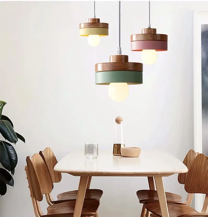 Nordic Round Wood Pendant Light Fixture Modern Square Lighting Metal Iron Hanging Lamp Suspension Luminaire Cafe Bar Restaurant
Nordic Round Wood Pendant Light Fixture Modern Square Lighting Metal Iron Hanging Lamp Suspension Luminaire Cafe Bar Restaurant