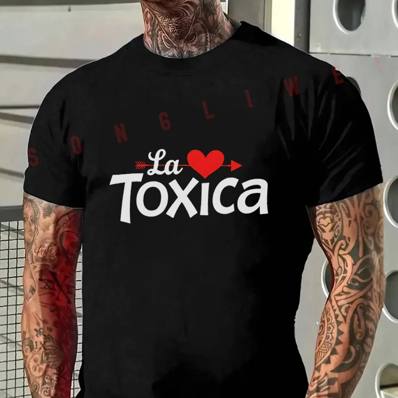 La Toxica Graphic Motorcycle T-Shirt Men Hip Hop Streetwear Unisex Casual Fashion Short Sleeve Tops
La Toxica Graphic Motorcycle T-Shirt Men Hip Hop Streetwear Unisex Casual Fashion Short Sleeve Tops