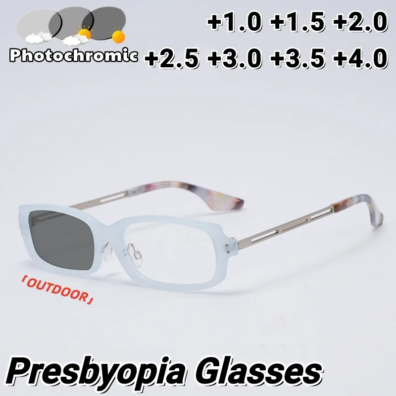 New Unisex Classic Square Photochromic Presbyopia Glasses Trend Ultralight Flexible Eyeglasses Everyday Use +1.0 To +4.0
New Unisex Classic Square Photochromic Presbyopia Glasses Trend Ultralight Flexible Eyeglasses Everyday Use +1.0 To +4.0
