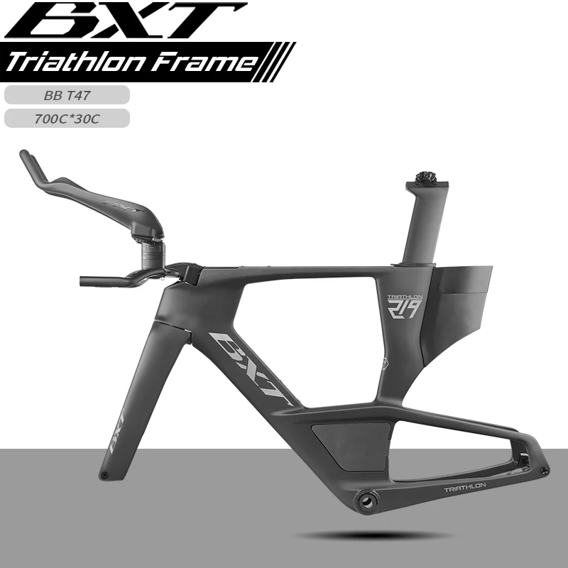 BXT Carbon Fibre T1000 Triathlon Bike Frame Lightweight Road Racing Bicycle Structure Training Cycling Bike Frame
BXT Carbon Fibre T1000 Triathlon Bike Frame Lightweight Road Racing Bicycle Structure Training Cycling Bike Frame