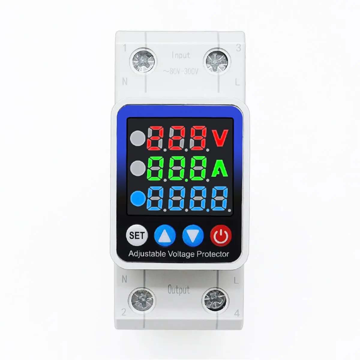 63A Power Consumption KWH Meter Single Phase Adjust over Under Current and Voltage Protective Device Protector Relay
63A Power Consumption KWH Meter Single Phase Adjust over Under Current and Voltage Protective Device Protector Relay