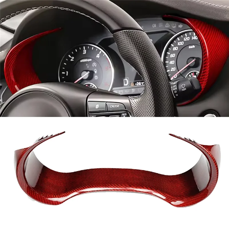 Car Steering Wheel Speedometer Frame Instrument Frame Carbon Fiber Trim For KIA Stinger 2018-2023 LHD
Car Steering Wheel Speedometer Frame Instrument Frame Carbon Fiber Trim For KIA Stinger 2018-2023 LHD