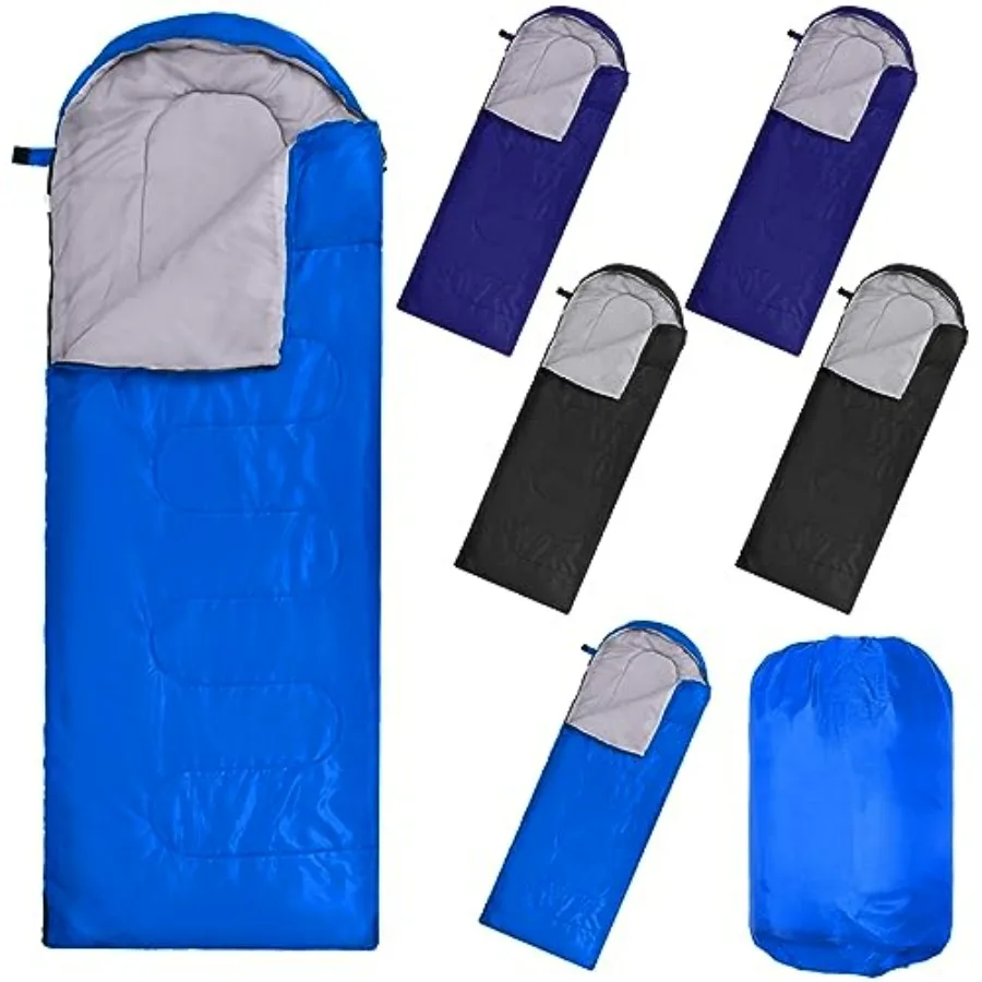 6 Pack Bulk Sleeping Bags for Homeless Donation: 0 Waterproof Polyester Sleeping Bags in Navy Blue with Thermal Lining and Comp
6 Pack Bulk Sleeping Bags for Homeless Donation: 0 Waterproof Polyester Sleeping Bags in Navy Blue with Thermal Lining and Comp