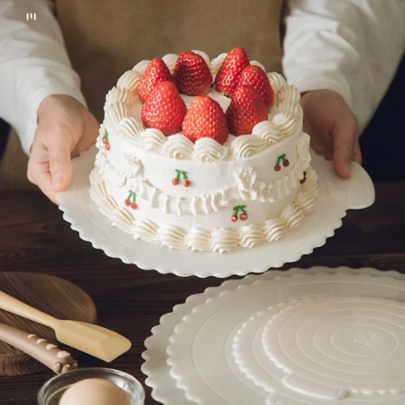 Reusable Plastic Round Cake Tray Thickened Base for Home Baking Party Decoration Dessert Display Food Safe Kitchen Gadget
Reusable Plastic Round Cake Tray Thickened Base for Home Baking Party Decoration Dessert Display Food Safe Kitchen Gadget