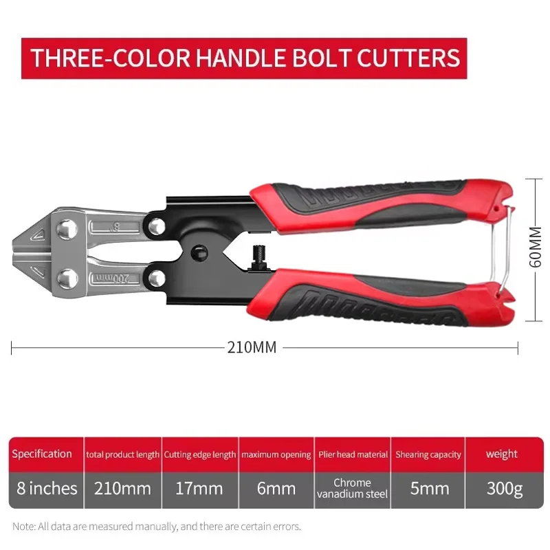Wire Breaker Scissors Steel Bar Cutting Pliers Multi-functional Labor-saving MINI Wire Shears Vigorously Cutting Wire Pliers
Wire Breaker Scissors Steel Bar Cutting Pliers Multi-functional Labor-saving MINI Wire Shears Vigorously Cutting Wire Pliers