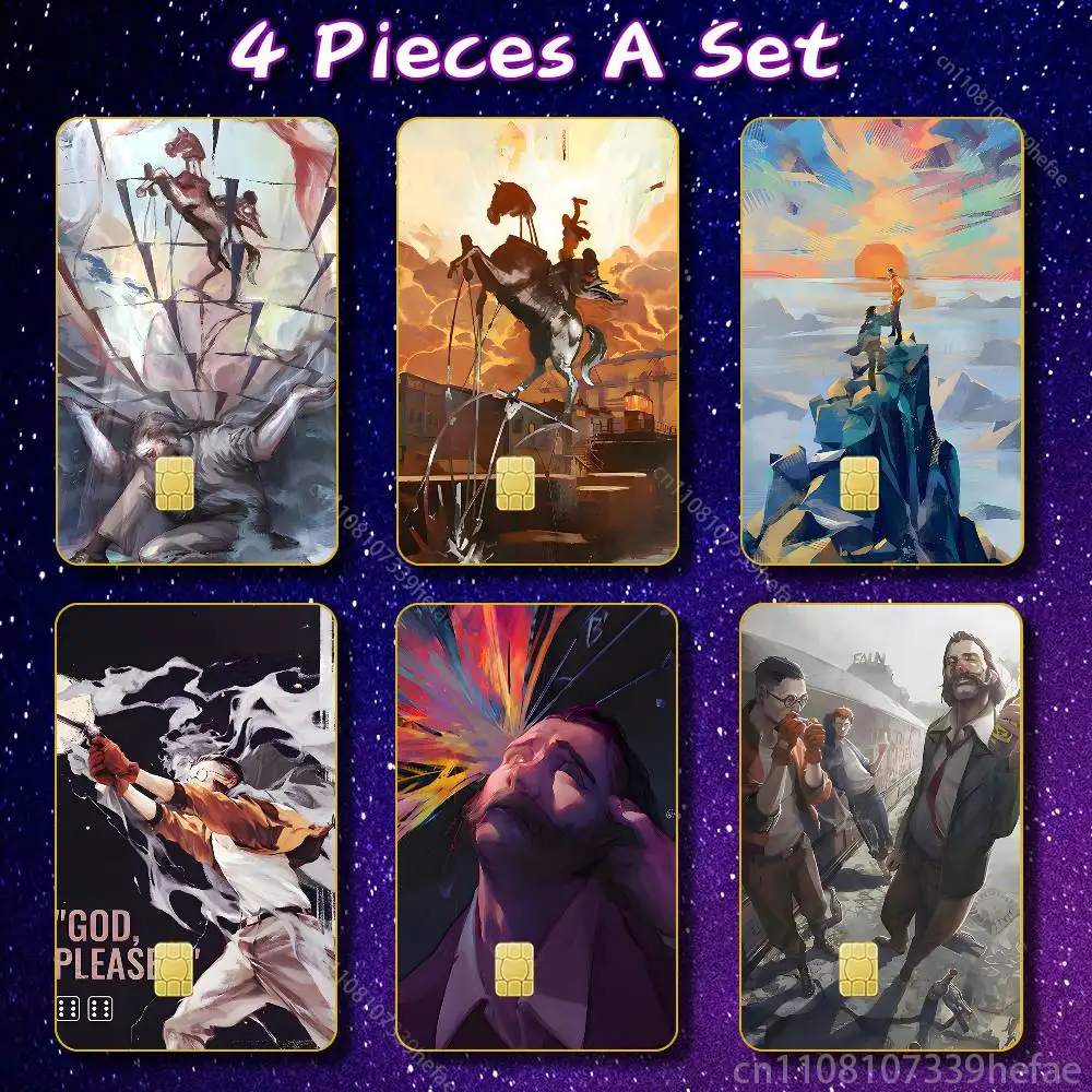 Game Disco E-Elysium Skin HD Stickers Game Card Decal Scratch-resistant For Credit Debit Card Small Large Chip
Game Disco E-Elysium Skin HD Stickers Game Card Decal Scratch-resistant For Credit Debit Card Small Large Chip
