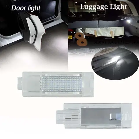 For Alfa Romeo Giulia Giulietta Stelvio 147 159 Mito Spider Brera LED Welcome Door Courtesy Light Luggage Glove Box Lamps 1/2pc