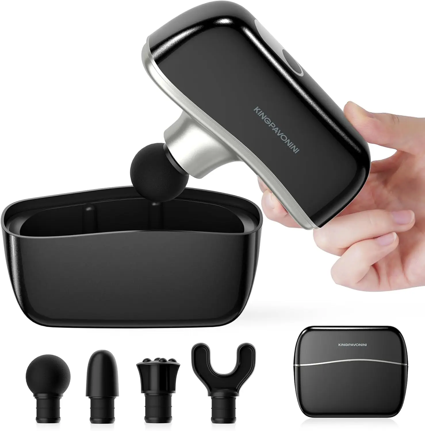 Mini Massage Gun with Storage Case, 0.5 LBS Pocket-Sized Deep Tissue Percussion Massager for Travel and Gym
Mini Massage Gun with Storage Case, 0.5 LBS Pocket-Sized Deep Tissue Percussion Massager for Travel and Gym