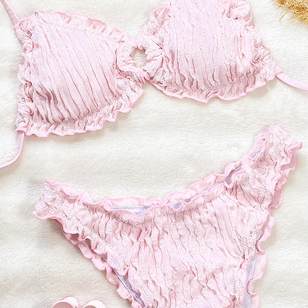 Fashion European American Women Bikini Summer Temperament Simple Multicolored Swimsuit Set Swimming Pool Sweet Girl Beach Wear
Fashion European American Women Bikini Summer Temperament Simple Multicolored Swimsuit Set Swimming Pool Sweet Girl Beach Wear