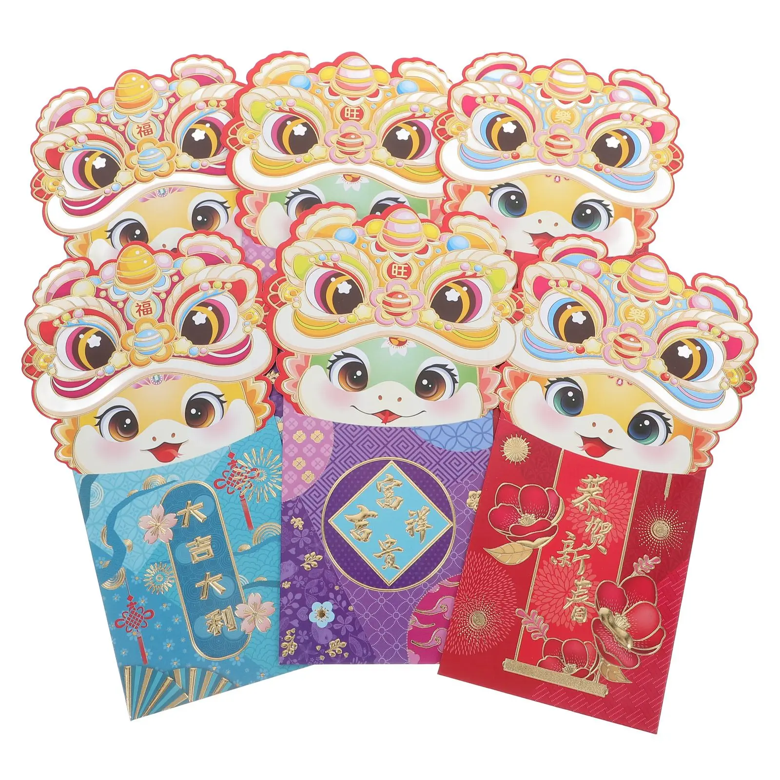 6 Pcs Cartoon Red Envelope Bags Chinese New Year Hong Bao Packets Vibrant Colors Secure Closure Ideal Weddings Birthdays Fancy
6 Pcs Cartoon Red Envelope Bags Chinese New Year Hong Bao Packets Vibrant Colors Secure Closure Ideal Weddings Birthdays Fancy