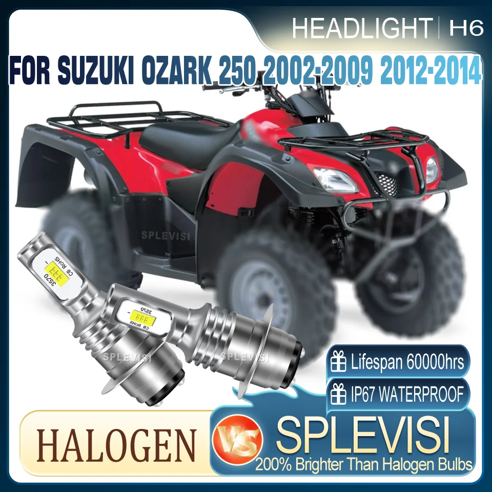 High-Performance Plug-and-Play Quality Assurance durable 2x H6 LED motorcycle Headlight For Suzuki Ozark 250 2002-2009 2012-2014
High-Performance Plug-and-Play Quality Assurance durable 2x H6 LED motorcycle Headlight For Suzuki Ozark 250 2002-2009 2012-2014