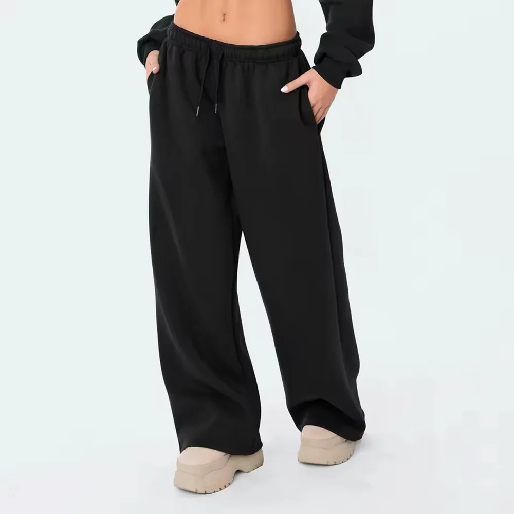 Fashion Women's Casual Pants Joggers Sweatpants Solid Color Drawstring High Waist Wide Leg Trousers Streetwear Casual Outfits
Fashion Women's Casual Pants Joggers Sweatpants Solid Color Drawstring High Waist Wide Leg Trousers Streetwear Casual Outfits