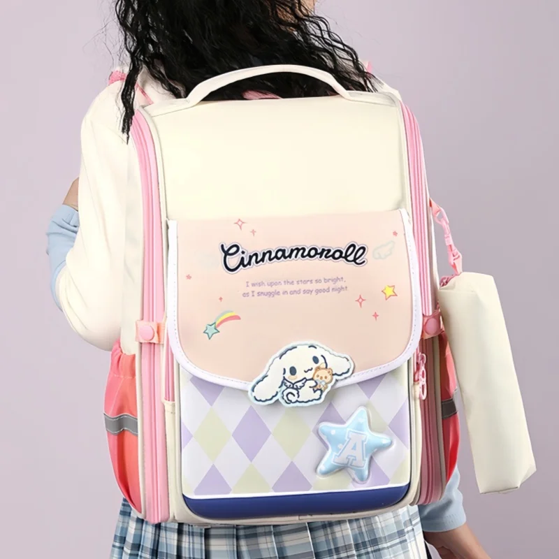 Sanrio Cinnamoroll Backpack Schoolbag Large Capacity Lightweight Spine Protection Cute Luxury Daily Travel
Sanrio Cinnamoroll Backpack Schoolbag Large Capacity Lightweight Spine Protection Cute Luxury Daily Travel