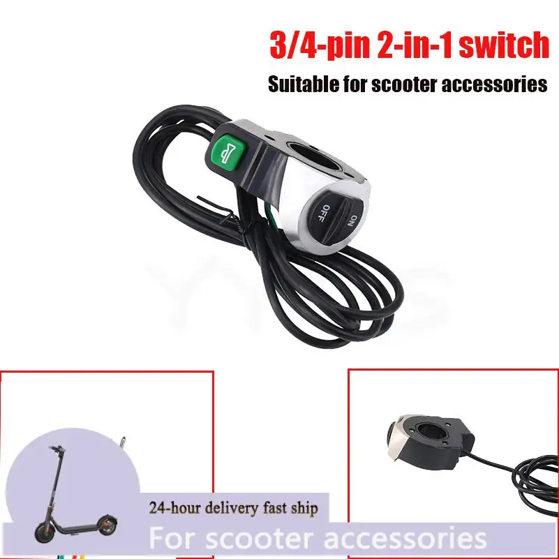 Electric Bike Scooter Motorcycle 22mm Handlebar Switch Horn Turn Signals On/Off Button Light Switch Accessories
Electric Bike Scooter Motorcycle 22mm Handlebar Switch Horn Turn Signals On/Off Button Light Switch Accessories