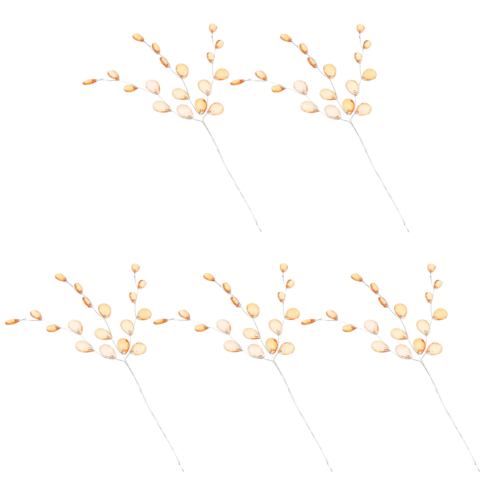 50 Pcs Simulated Flower Branch Ornaments Artificial Twigs Wedding Stems Orange Arrangement Beads Baby
50 Pcs Simulated Flower Branch Ornaments Artificial Twigs Wedding Stems Orange Arrangement Beads Baby