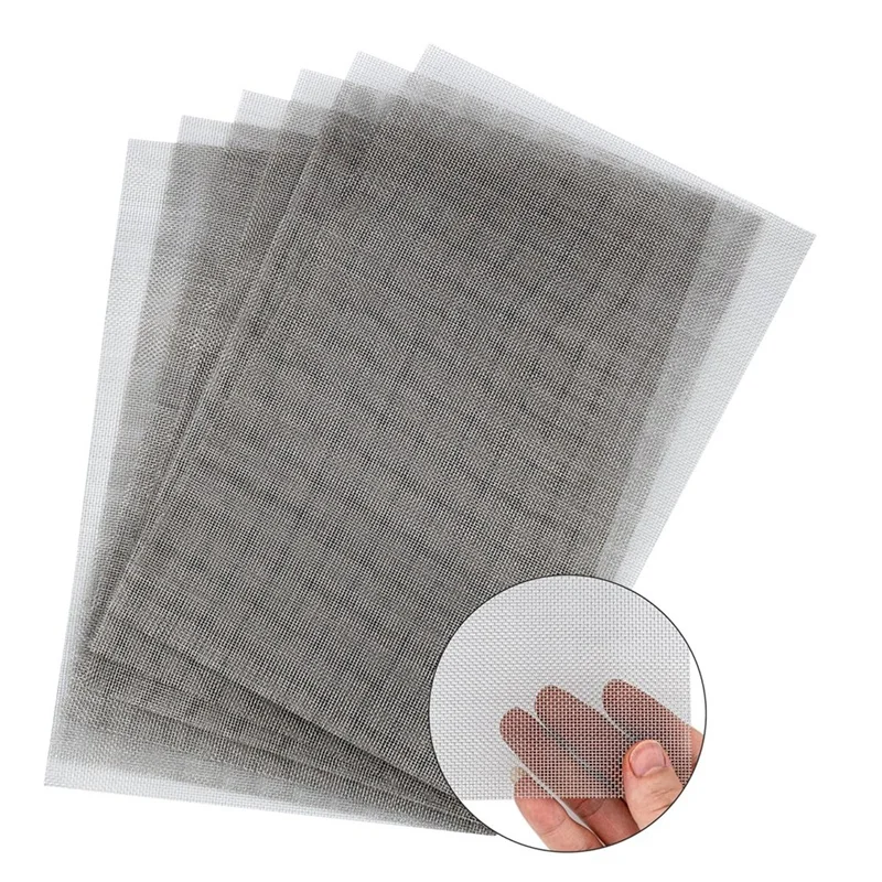HLZS-6 Pcs Wire Mesh Screen, 20 Mesh Stainless Steel Mesh,For DIY Projects, Cage, Vent, Garden,Window Screen,Filter Mesh,Etc
HLZS-6 Pcs Wire Mesh Screen, 20 Mesh Stainless Steel Mesh,For DIY Projects, Cage, Vent, Garden,Window Screen,Filter Mesh,Etc