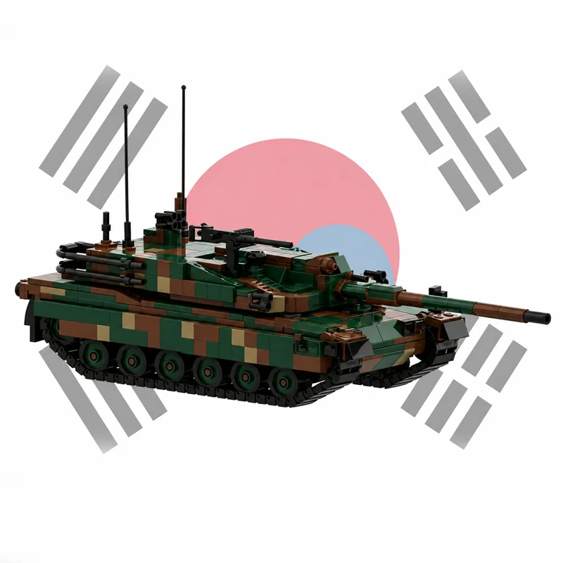 K2 Military Tanks Model MOC Building Bricks War Equipment Modular Technology Gifts Holiday Assemble Children Toys Suit
K2 Military Tanks Model MOC Building Bricks War Equipment Modular Technology Gifts Holiday Assemble Children Toys Suit