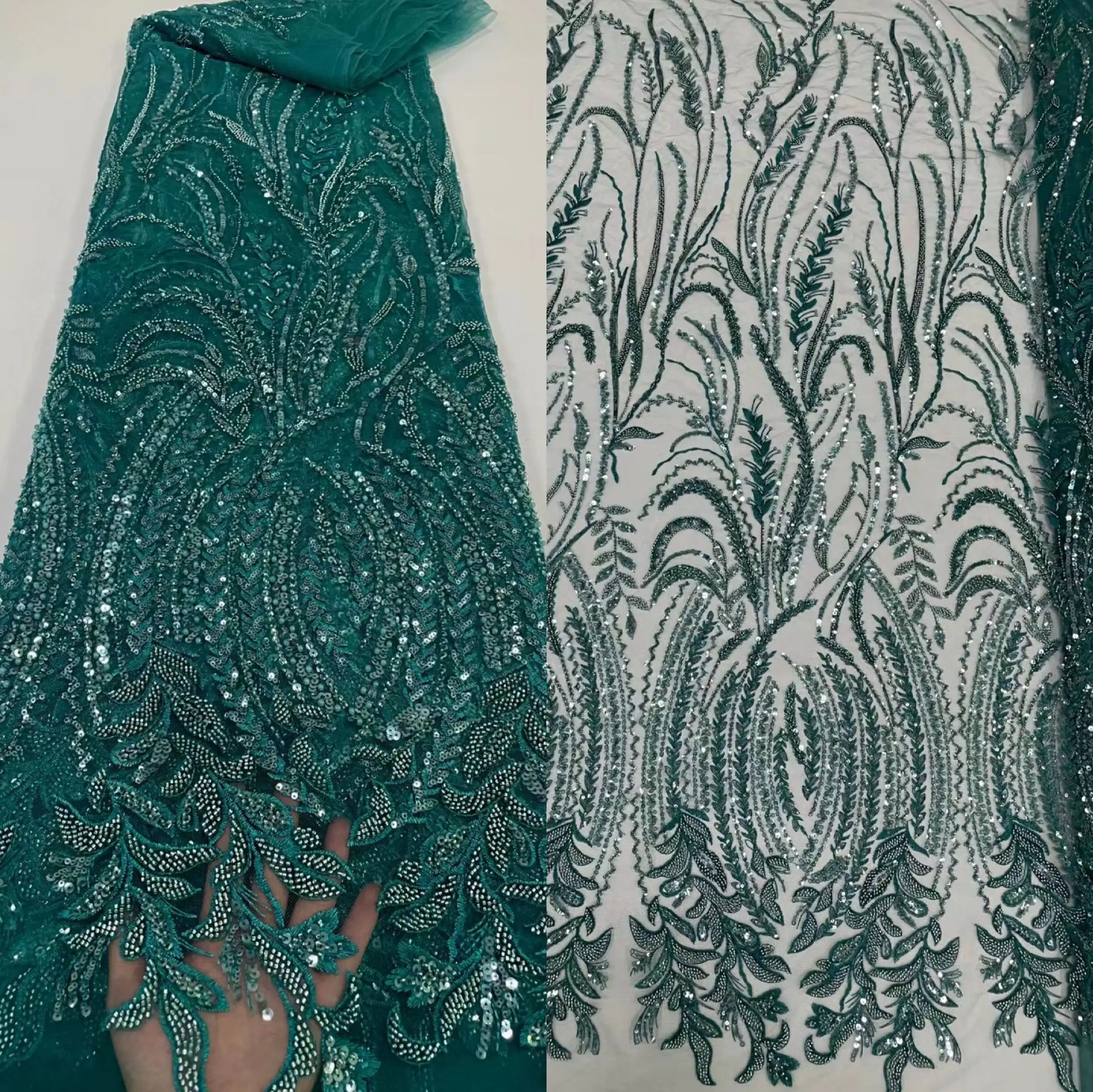 African Lace Fabric Embriodery Mesh Lace With beads and sequins J-1216487 French Lace Nigeria Net tulle For Party Dress
African Lace Fabric Embriodery Mesh Lace With beads and sequins J-1216487 French Lace Nigeria Net tulle For Party Dress
