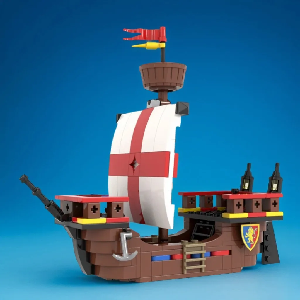 NEW 244PCS MOC Medieval Castle Ship Model DIY Creative Ideas Assembly Bricks Birthday Gift Display Collectible Decoration Home
NEW 244PCS MOC Medieval Castle Ship Model DIY Creative Ideas Assembly Bricks Birthday Gift Display Collectible Decoration Home