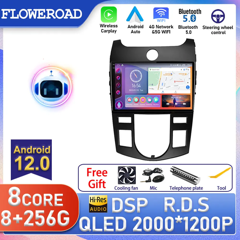 Car Radio Android For KIA Forte Cerato 2008 - 2014 Multimedia Stereo 4G WIFI BT Player GPS Navigation 2 Din No DVD Carplay TV
Car Radio Android For KIA Forte Cerato 2008 - 2014 Multimedia Stereo 4G WIFI BT Player GPS Navigation 2 Din No DVD Carplay TV
