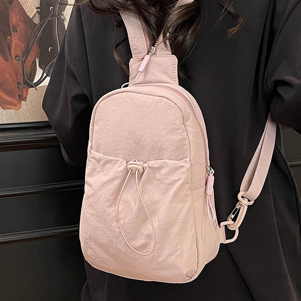 Solid Color Nylon Chest Bag Large Capacity Travel Shoulder Bags Versatile Multi-PocketsWomen Men Commuting Crossbody Packs
Solid Color Nylon Chest Bag Large Capacity Travel Shoulder Bags Versatile Multi-PocketsWomen Men Commuting Crossbody Packs