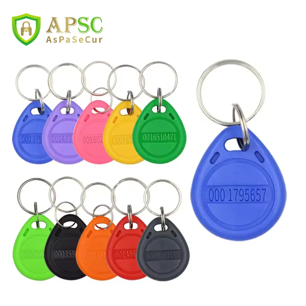 APSC 100pcs/lot EM4100 125Khz Keychain Only-Read Keyfobs Tag Proximity RFID Card TK4100 Keys for Access Control System Door Lock
APSC 100pcs/lot EM4100 125Khz Keychain Only-Read Keyfobs Tag Proximity RFID Card TK4100 Keys for Access Control System Door Lock