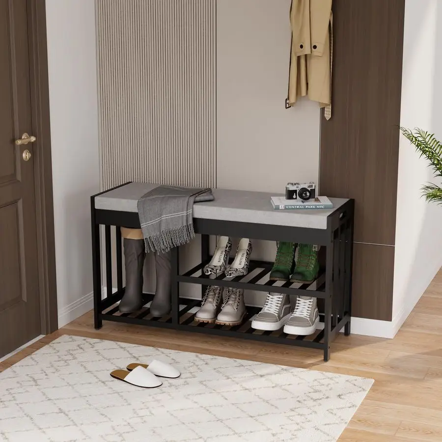 APRTAT 3Tier Bamboo Shoe Rack Bench, Shoe Storage Organizer Bench, Entryway Benchs, Shoes Rack for Front Door Entrance, Entrywa
APRTAT 3Tier Bamboo Shoe Rack Bench, Shoe Storage Organizer Bench, Entryway Benchs, Shoes Rack for Front Door Entrance, Entrywa